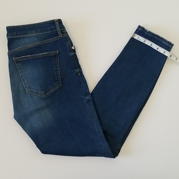 Zara Woman Distressed Skinny Jeans SZ 6 - Picture 2 of 13